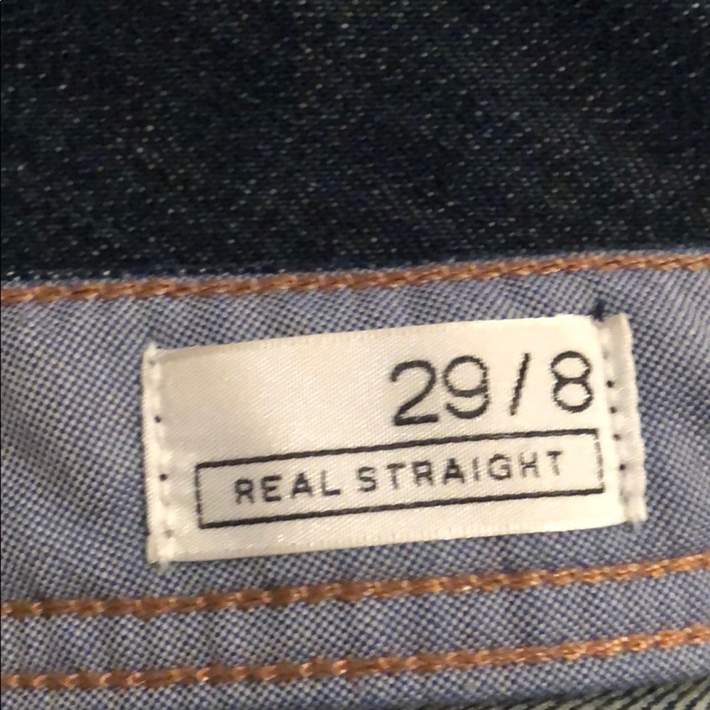 NWOT Gap 1969 real straight dark wash jeans - Picture 4 of 4